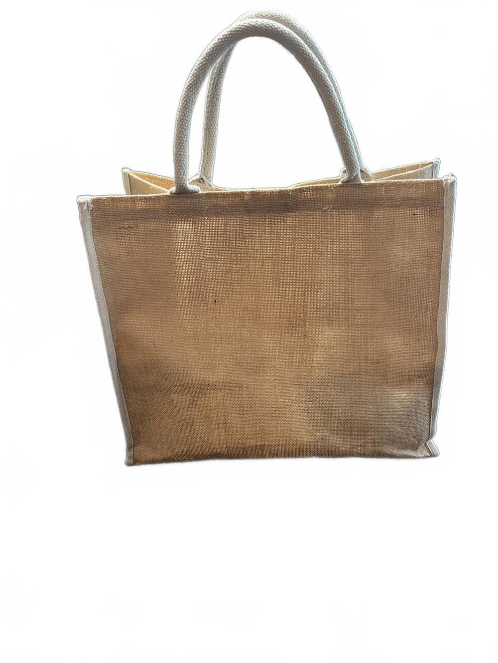 Hammitt Manhattan Beach Jute Tote Bag Burlap Straw Beach Carryall Market Shopper - Picture 3 of 7